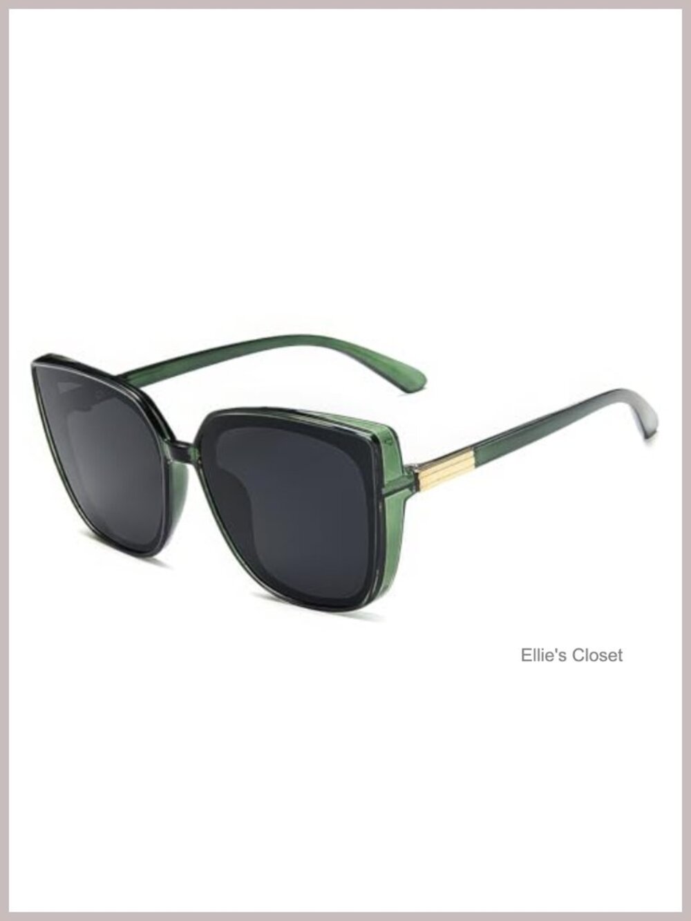 Retro Oversized Square Sunglasses Women Men Trendy UV400 Protection Sun Glasses